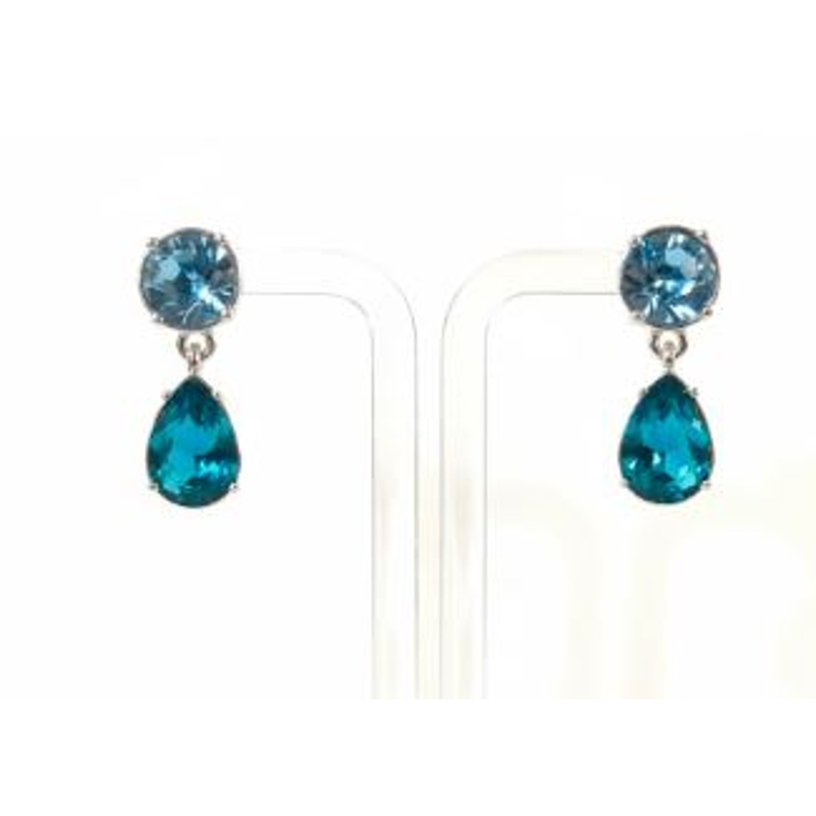 Banana Republic Womens Lapis Ocean Gemstone Teardrop Earrings Nwt 50 8$